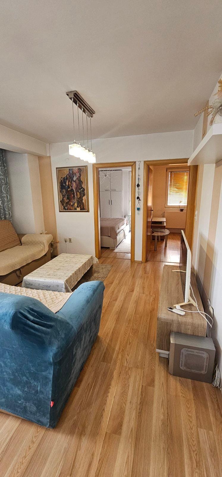 Стан 52м2, 2 спални во К.Вода, Скопје - терasa, асансер