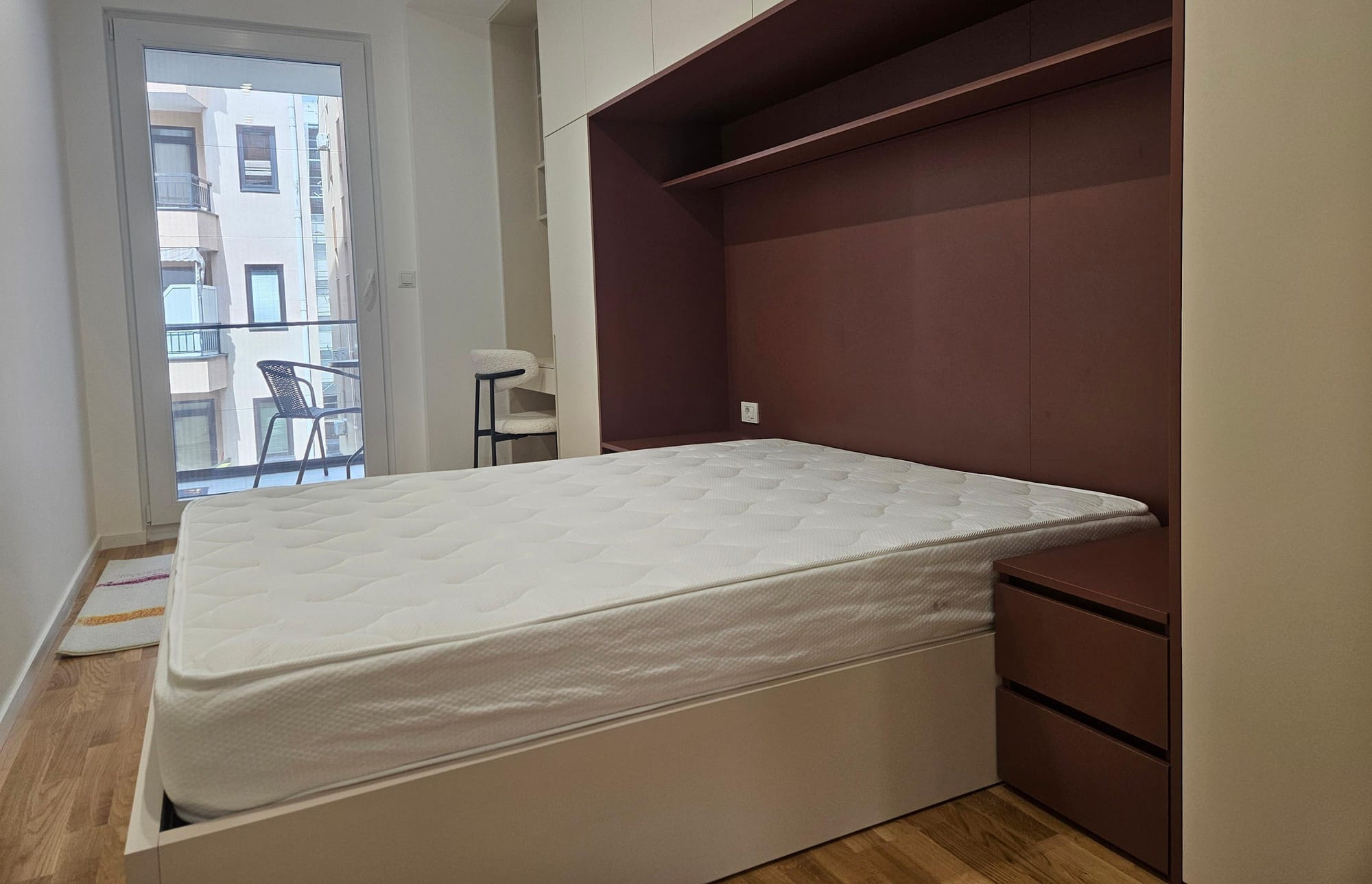 Лукс уреден стан во Центар, 2 соби, 50м² - Се издава