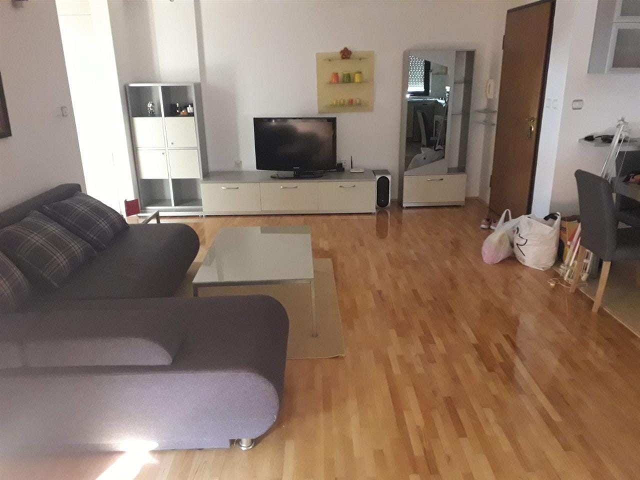 2-соби стан, наместен, Карпош - 56м², балкон