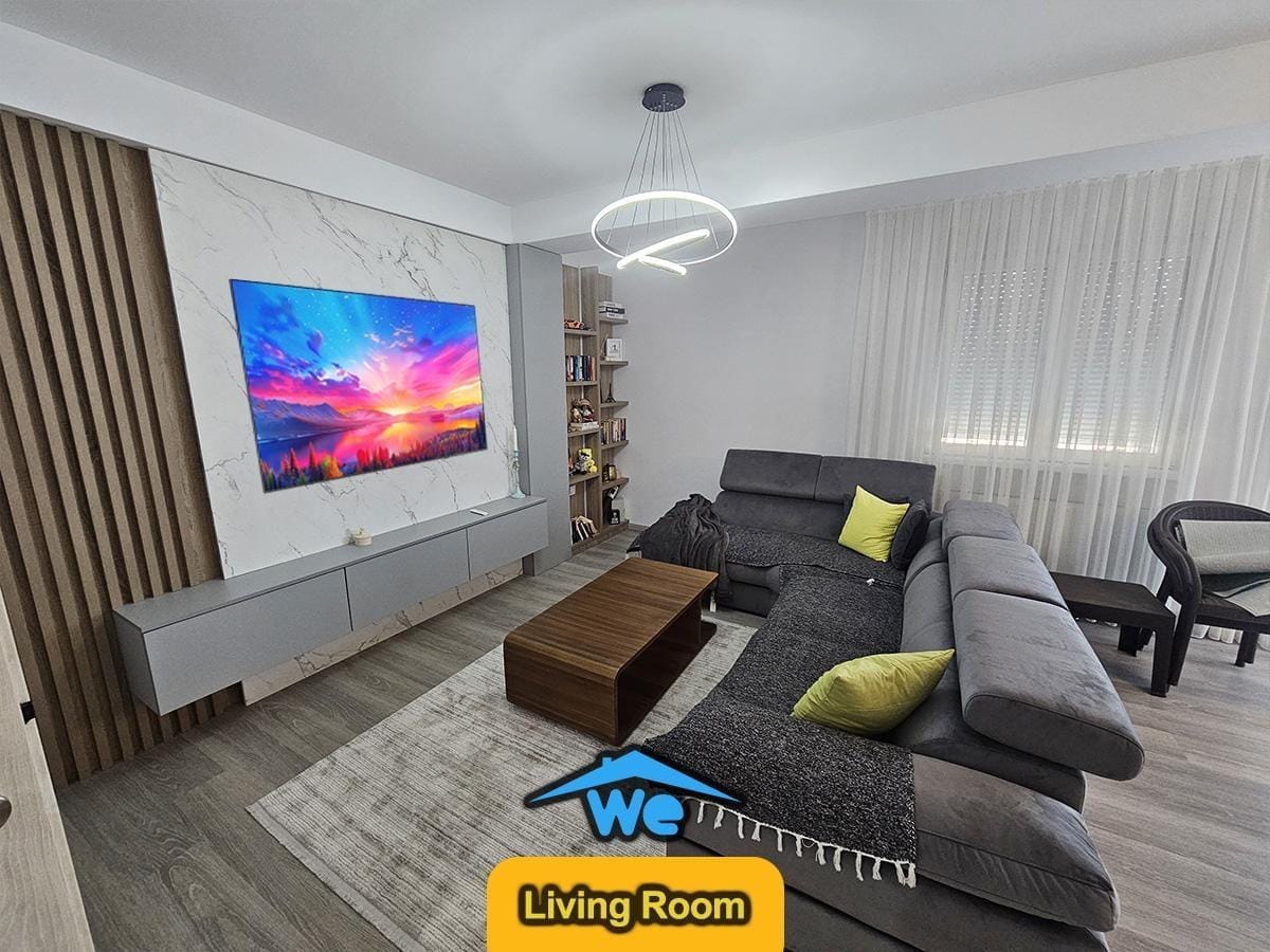 Луксузен трособен стан 76м2 за изнајмување - Штип