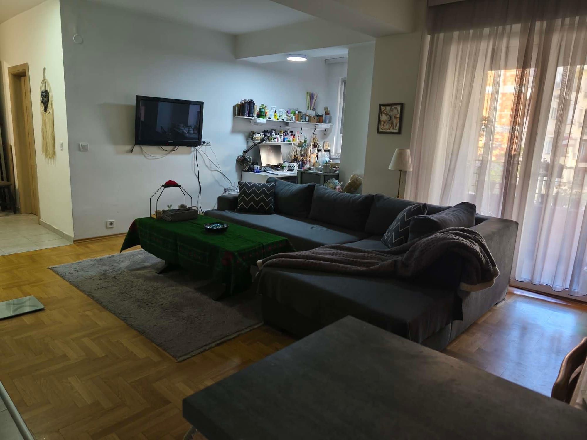 Стан 1 спална, Кисела Вода, 60м² со тераса и лифт