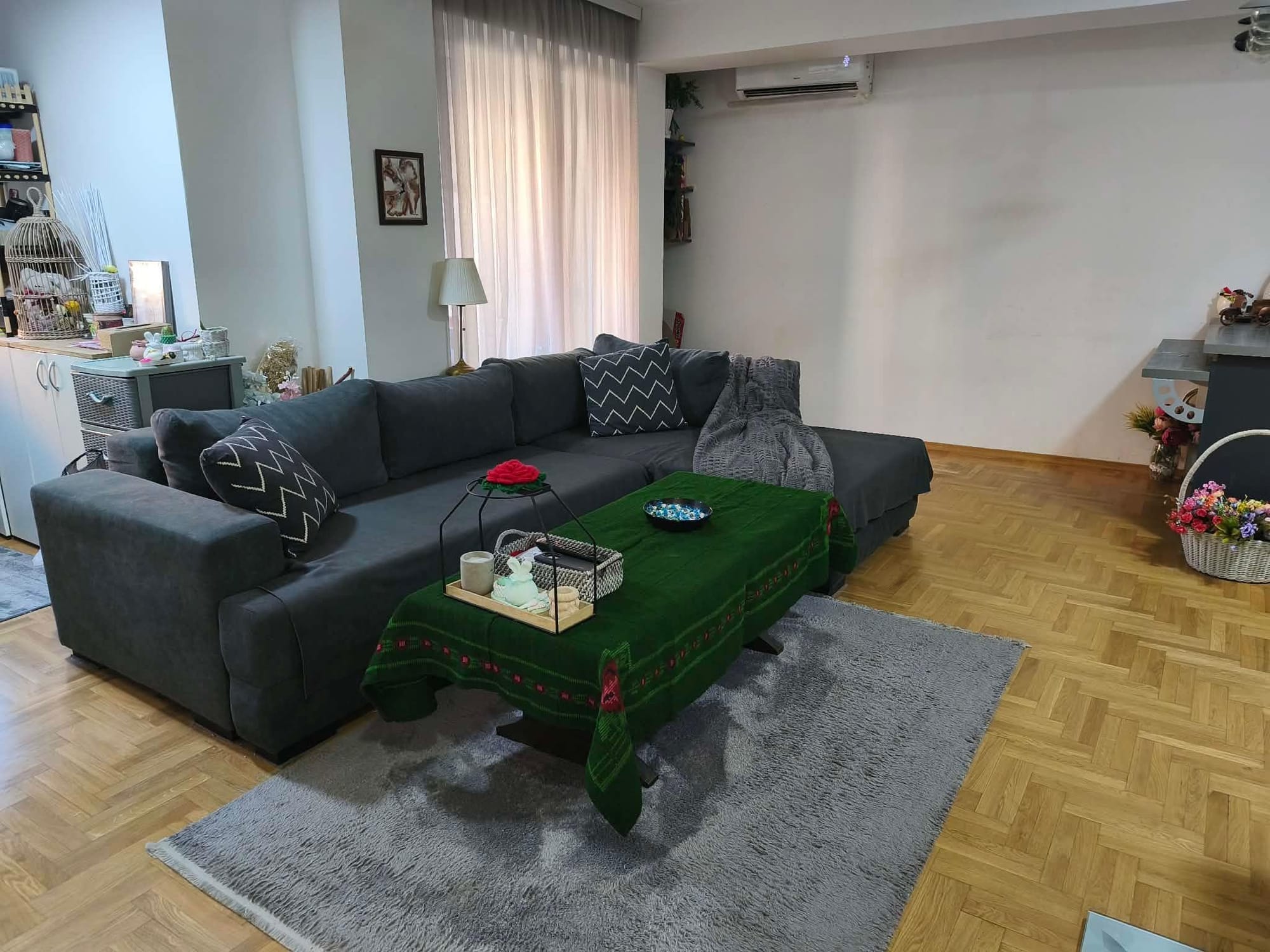 Стан 1 спална, Кисела Вода, 60м² со тераса и лифт
